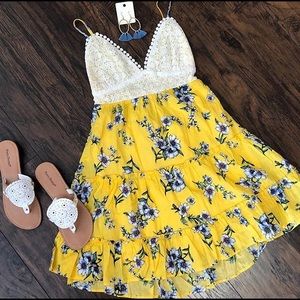 Summer floral dress